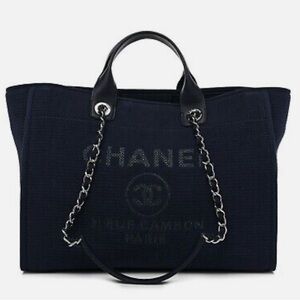Chanel Large Deauville Shopping Tote